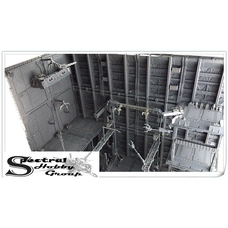 Mô hình sa bàn Domain base CG Set 18 bộ 4A+4B+1C+1D+1E+1F+3G+3H gundam Hangar