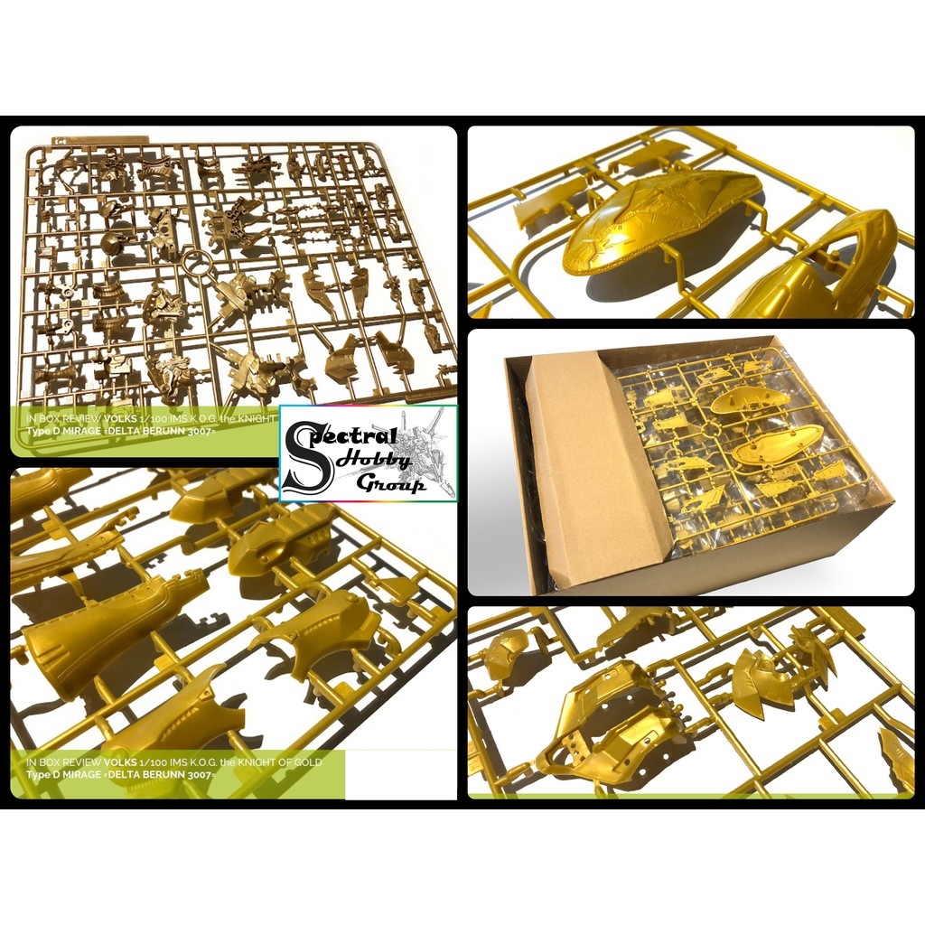 Mô hình lắp ráp 1/100 VOLKS IMS-10 Knight Gold Delta Berunn 3007 Five Star Story FSS