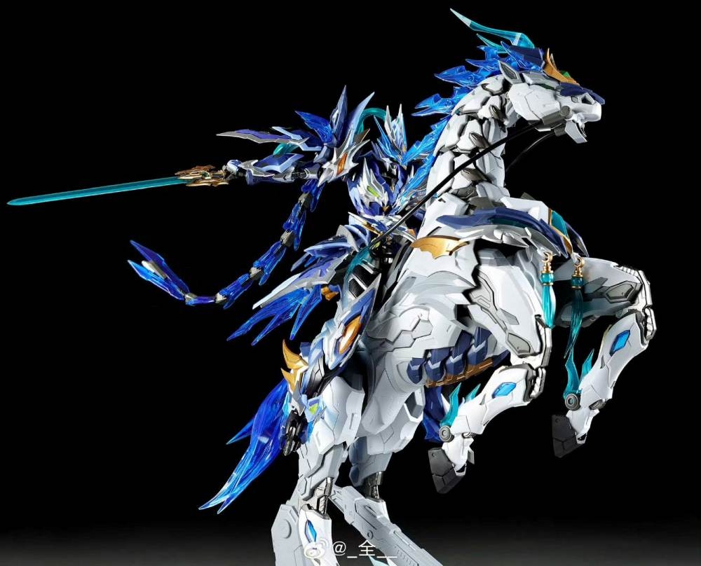 Mô hình lắp ráp MNP-XH05 Zhao Yun 1/100 Triệu Vân + Ngựa Motor Nuclear