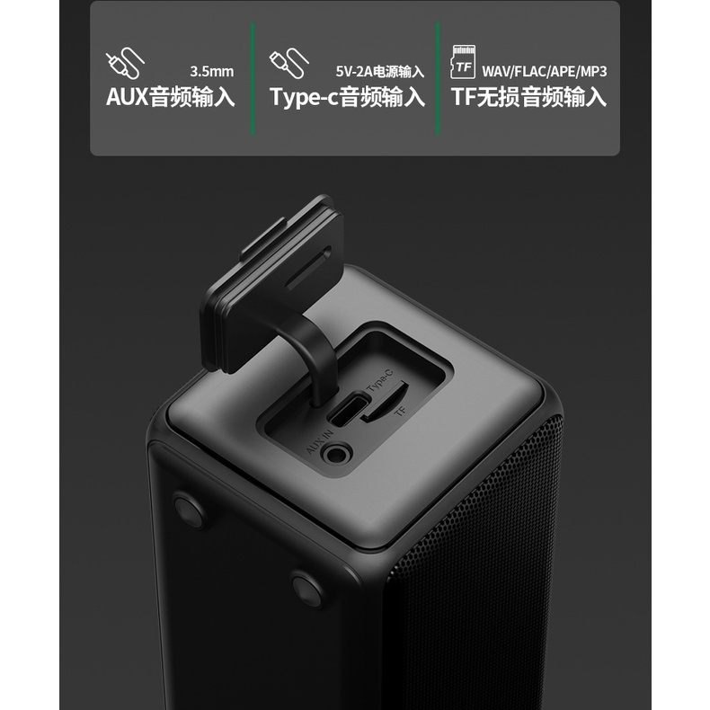 Loa Bluetooth Không Dây Âm Thanh Chất Lượng 30W chống nước German Bogasing M8 3D Heavy Extra Bass TWS Dual Connect