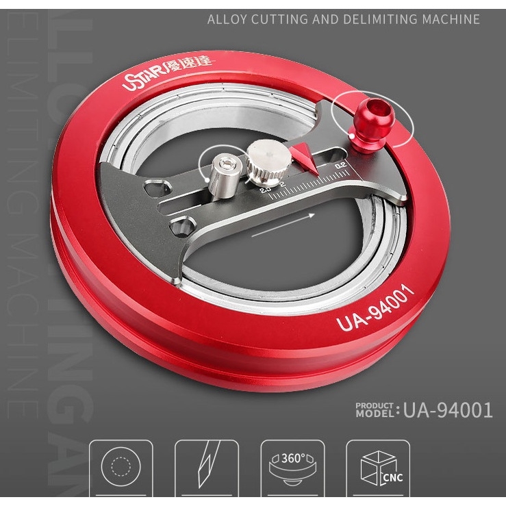 Dụng cụ cắt tròn 2-25mm USTAR Adjustment Circular Cutter Alloy Cutting and Delimiting UA94001