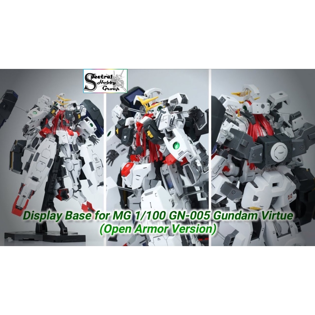 Phụ kiện mô hình lắp ráp Display Base cho MG GN-005 Gundam Virtue (Open Armor Version)