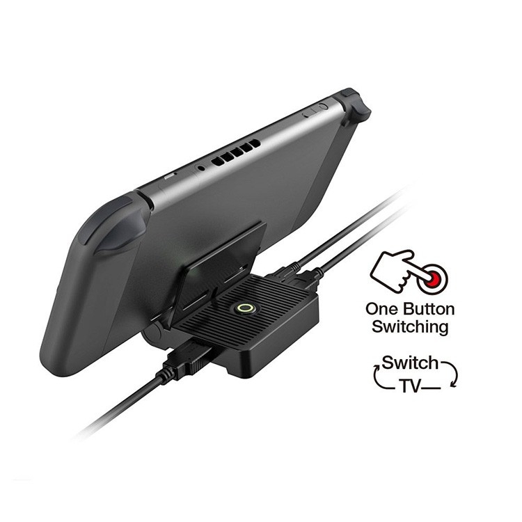 Bộ chuyển đổi HDMI Video Converter Dock cho Switch / Điện thoại Smartphones TNS-19305 Charging TV Base DOBE