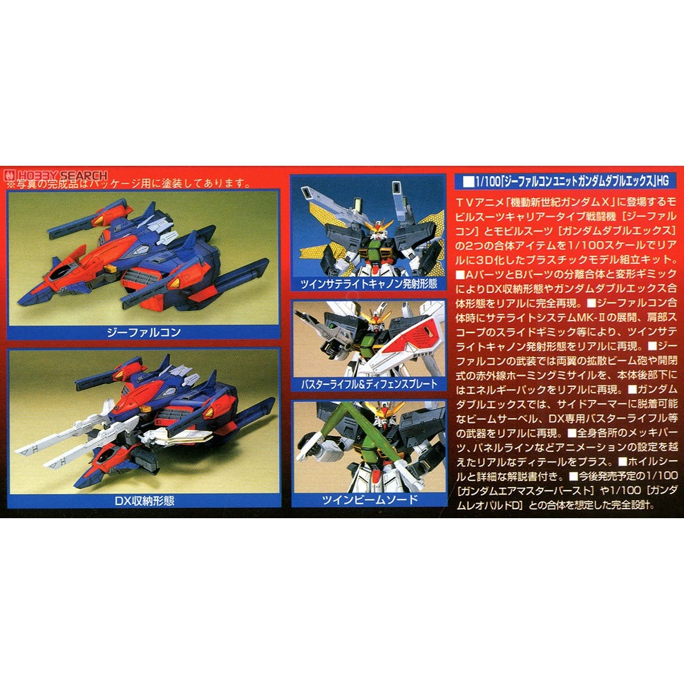 Mô hình lắp ráp NG 1/100 G Falcon Unit Gundam Double X  bandai