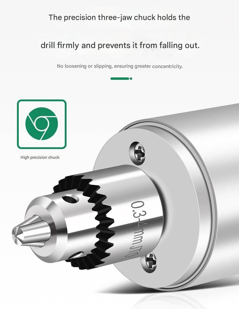 Máy khoan mài điêu khắc đánh bóng cầm tay đảo chiều DEGUQMNT Mini Electric Drill Grinder MNT998518