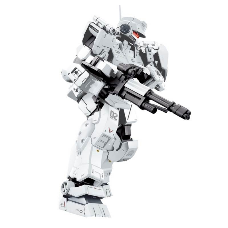 Mô hình lắp ráp HG 1/144 RGM-79S GM Snow White Dog two outer Amor set - XFS model (decal+base)