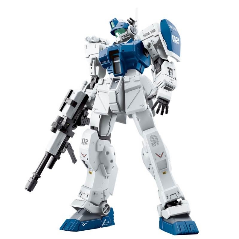 Mô hình lắp ráp HG 1/144 RGM-79S GM Snow White Dog two outer Amor set - XFS model (decal+base)