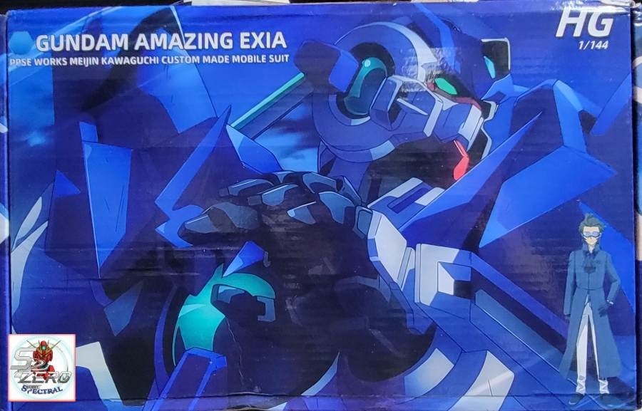 Mô hình lắp ráp HG 1/144 Amazing Exia - Galaxy Seiko model (+set action base)