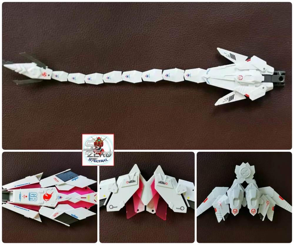 Phụ kiện mô hình khiên đuôi cho MG 1/100 DE Shield Tail gundam Unicorn Banshee Phenex