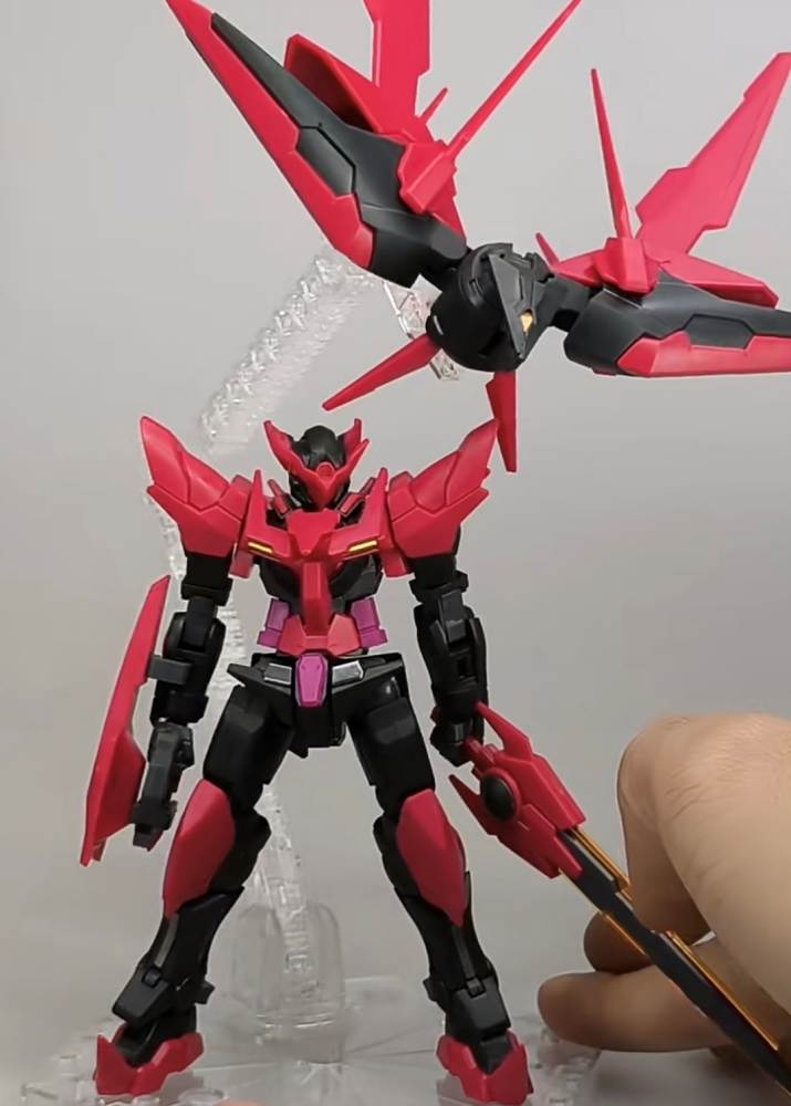 Mô hình lắp ráp HG 1/144 Dark Matter Exia - Galaxy Seiko model (+set action base)