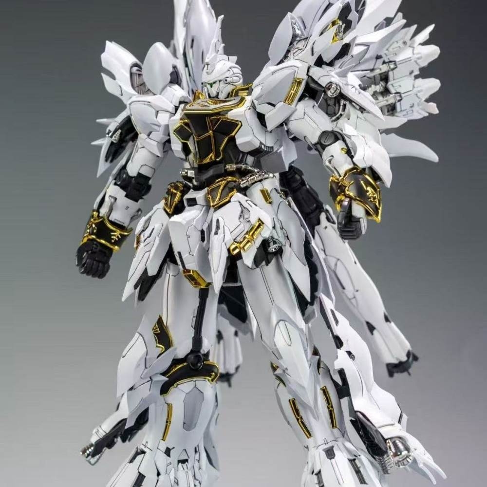 Mô hình lắp ráp MG 1/100 Sinanju Takumi White Color - Comet Technology