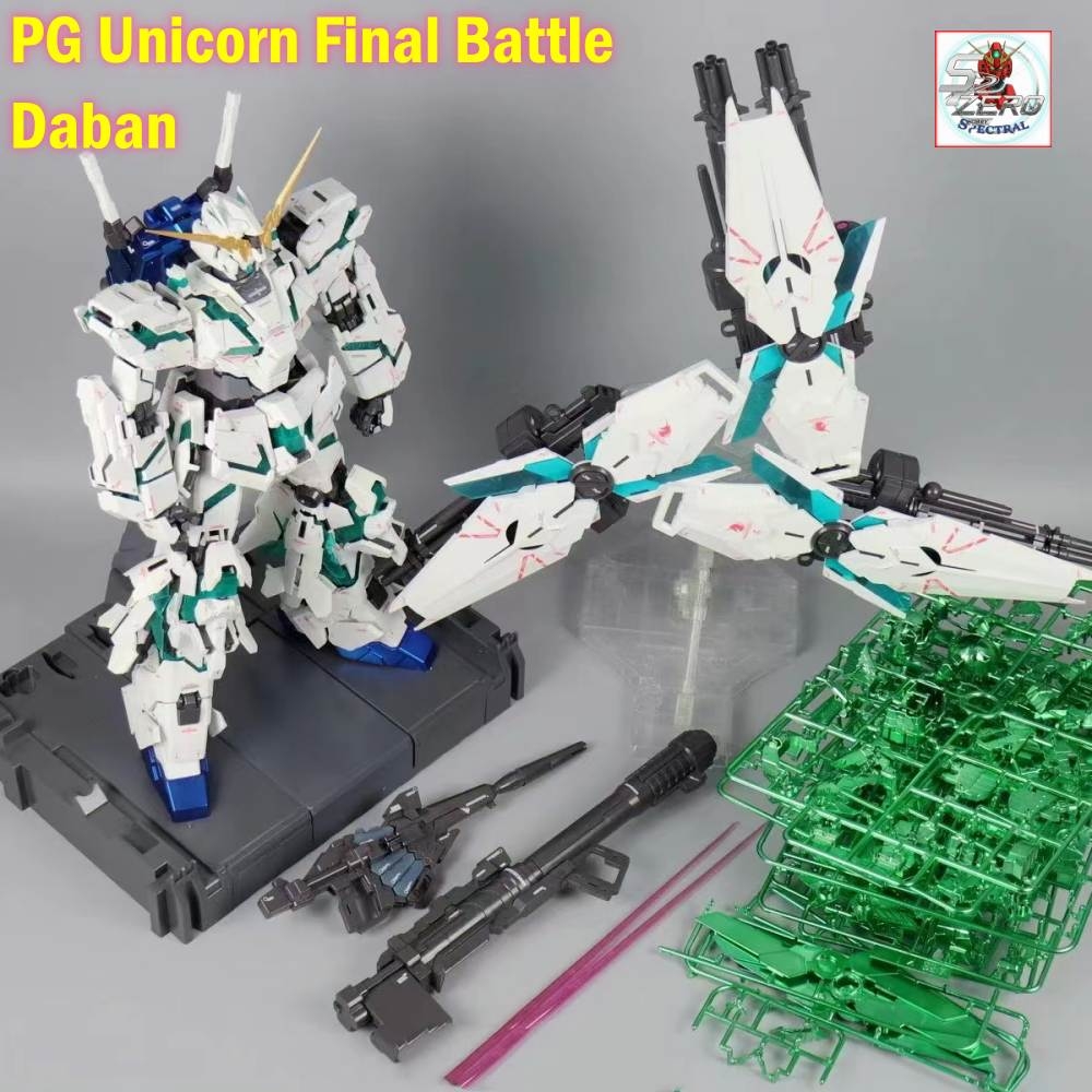 Mô hình lắp ráp PG 1/60 Unicorn gundam Final Battle - Daban model