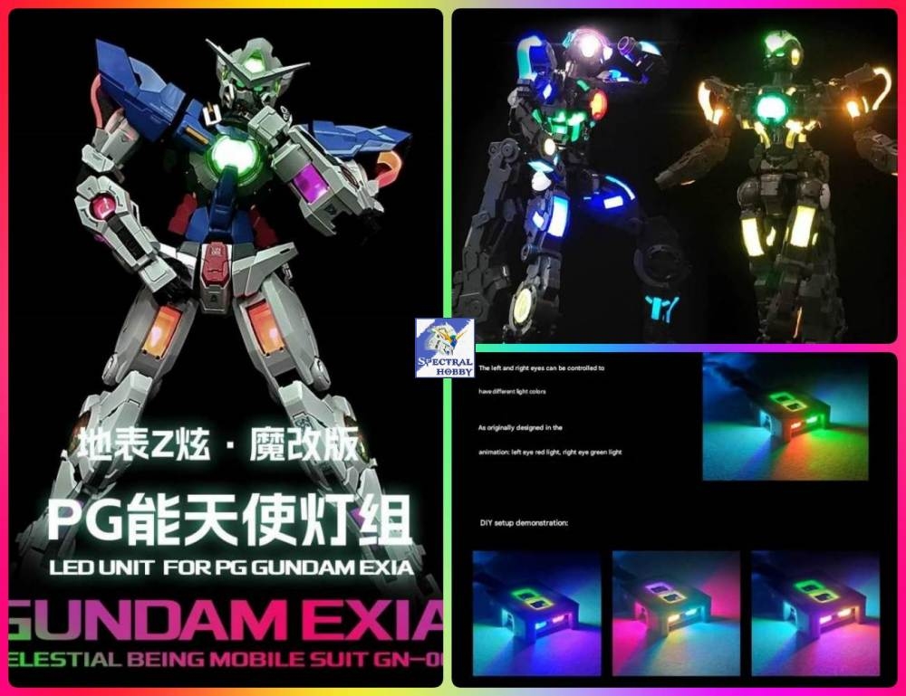 LED RGB Sound âm thanh cho PG 1/60 Exia gundam - U&A model
