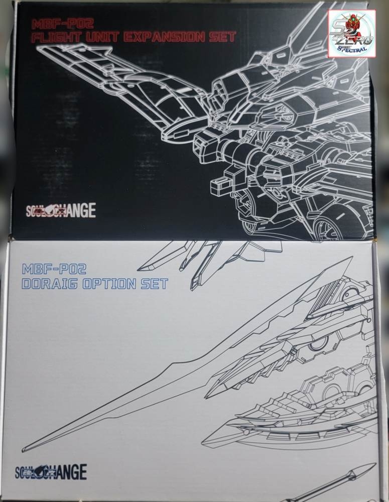 Phụ kiện mô hình 1/100 Dragon Sword Flight unit (+sừng Horn) Astray gundam seed series (mg/mb/hirm) Soulchange