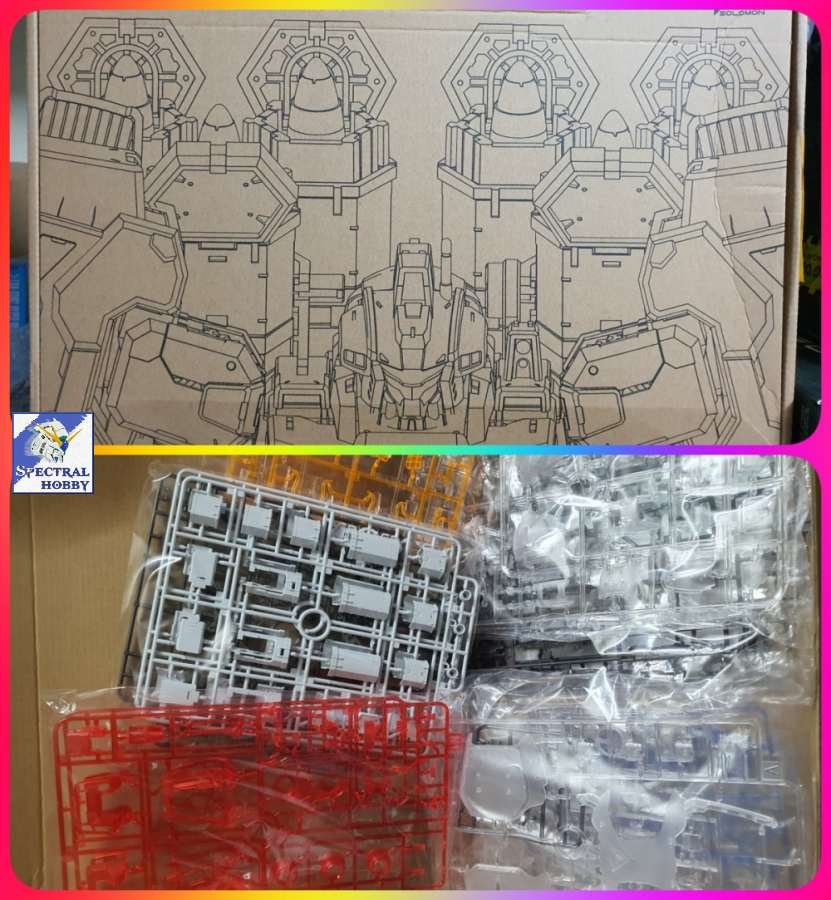 PHụ kiện mô hình MG 1/100 Physalis MLRS Pack + Clear Armor Parts cho Solomon GP02A