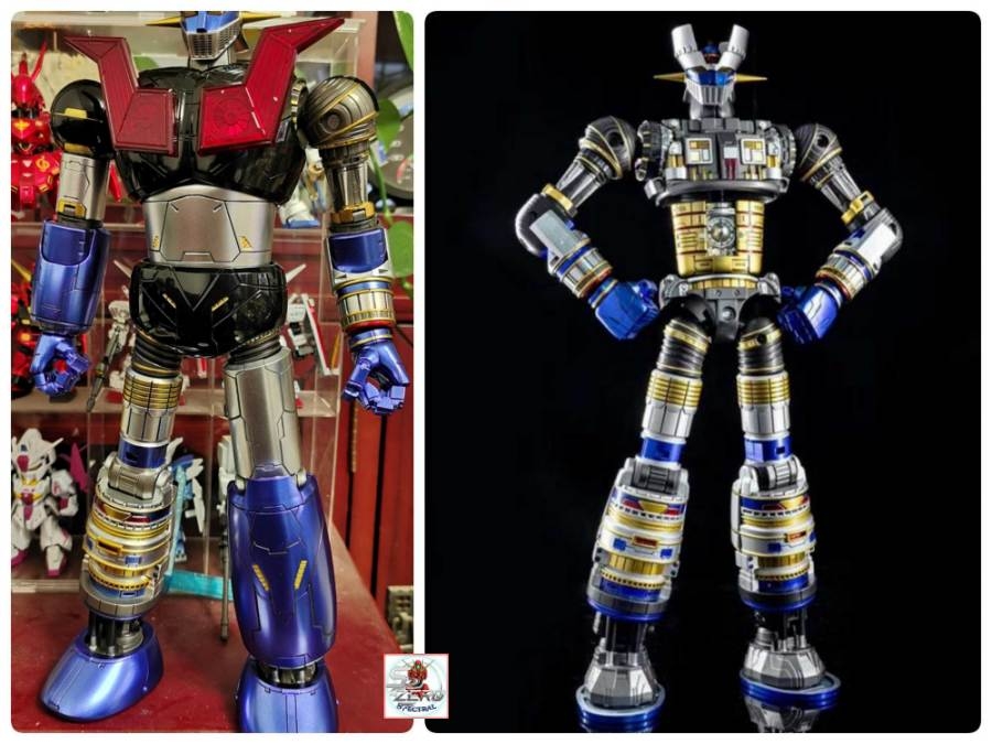 Mô hình super robot CR02 MAZINGER Z Hợp Kim 37Cm metal alloy action