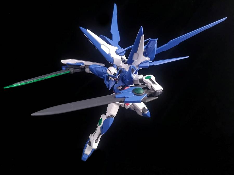 Mô hình lắp ráp HG 1/144 Amazing Exia - Galaxy Seiko model (+set action base)