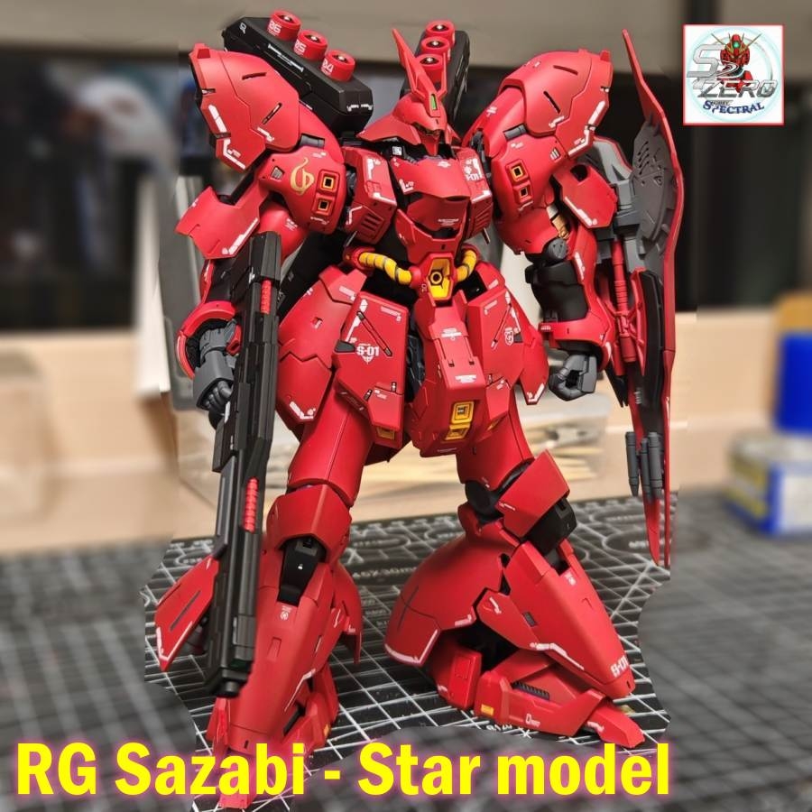 Mô hình lắp ráp RG 1/144 Sazabi - STAR model