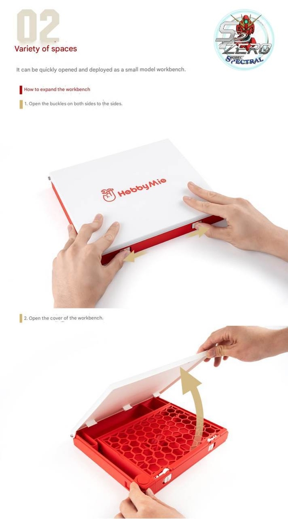 Hộp đựng dụng cụ bàn làm việc 𝑷𝒐𝒓𝒕𝒂𝒃𝒍𝒆 𝑾𝒐𝒓𝒌𝒃𝒆𝒏𝒄𝒉 𝑻𝒐𝒐𝒍 𝑺𝒕𝒐𝒓𝒂𝒈𝒆 𝑩𝒐𝒙 - Hobby Mio