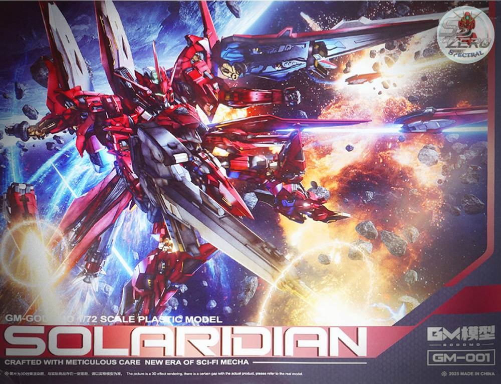 Mô hình lắp ráp MG 1/72 Solaridian Nhật diệu GM GODOMO GM-001 metal frame