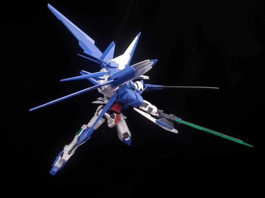 Mô hình lắp ráp HG 1/144 Amazing Exia - Galaxy Seiko model (+set action base)