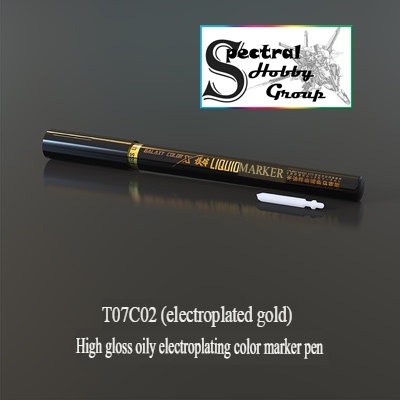 Bút sơn mô hình Galaxy Gold Copper Chrome silver Paint Coloring Pen Gundam marker