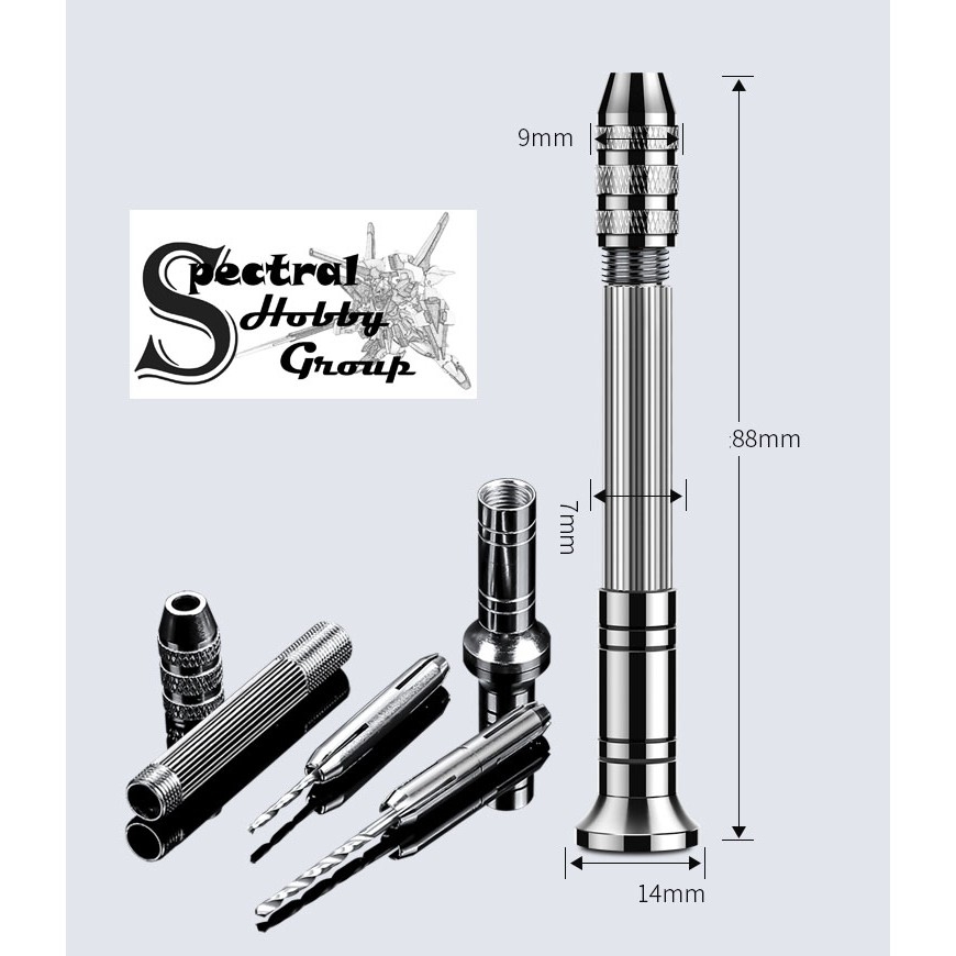 Bộ dụng cụ khoan tay HD cho mô hình mũi khoan mini 0.2-1.5-3.2mm Hand Drill