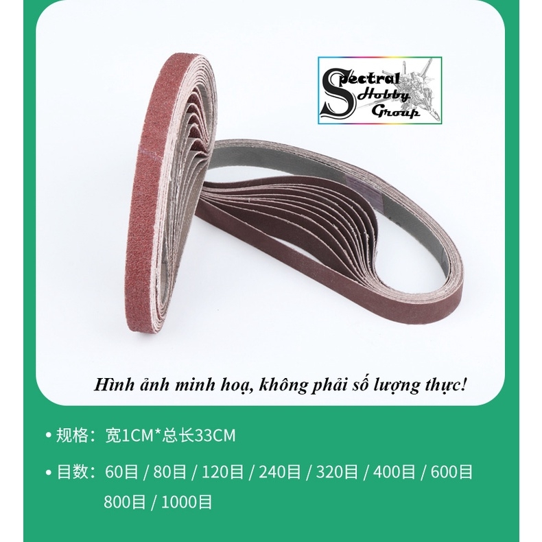Dụng cụ dây đai mài nhám các cỡ cho máy mài dây đai sanding belt sandpaper