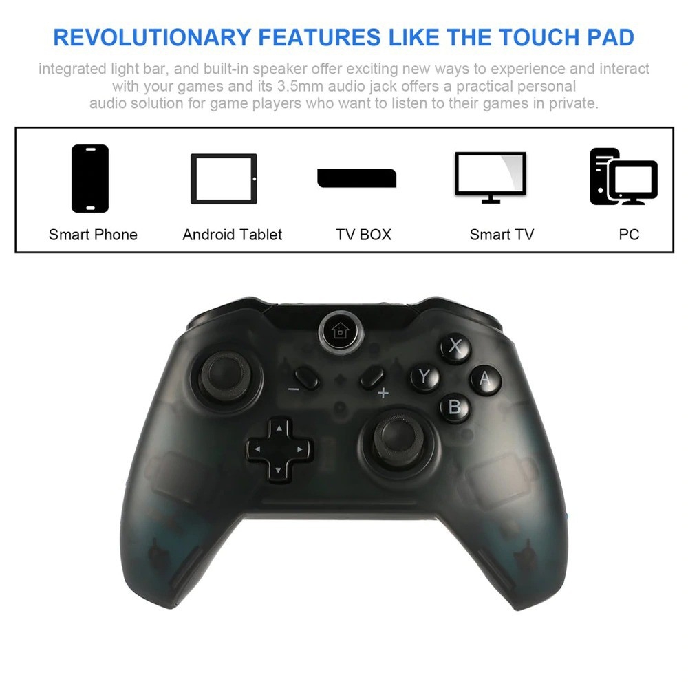 Tay cầm chơi game không dây có rung Wireless Pro controller Nintendo Switch PC Android Mobile SWH-8575