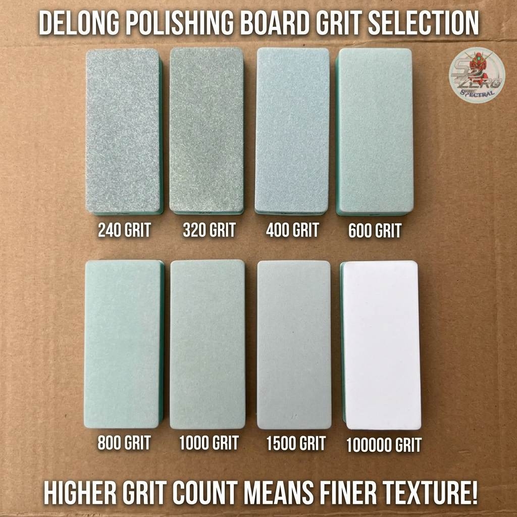 Bộ 5 Nhám xốp khối đánh bóng bọt biển EVA siêu mịn 1000-10000 Sand block Polishing sponge 2 4 mặt