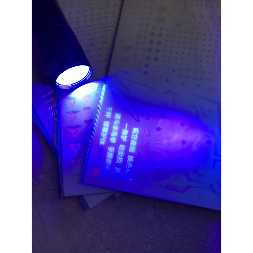 Đèn pin led tia cực tím huỳnh quang UV soi tiền soi phát quang các loại (không kèm pin)