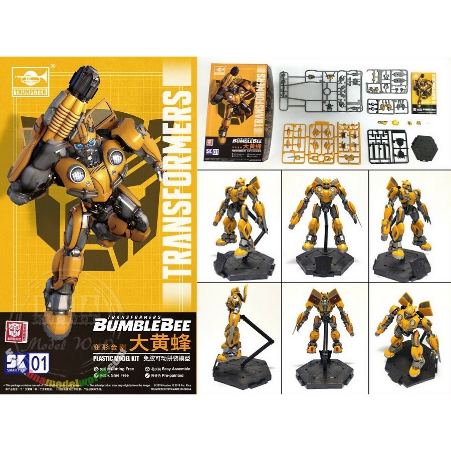 Mô hình lắp ráp Transformer Transformers Bumblebee Trumpeter