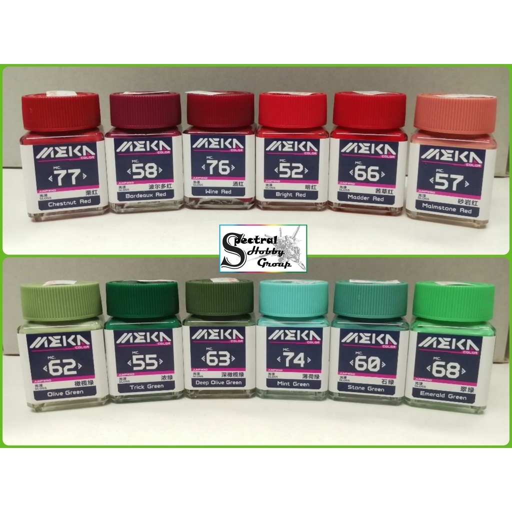 Sơn mô hình Jumpwind MEKA Color series MC51-80 lacquer High Gloss paint