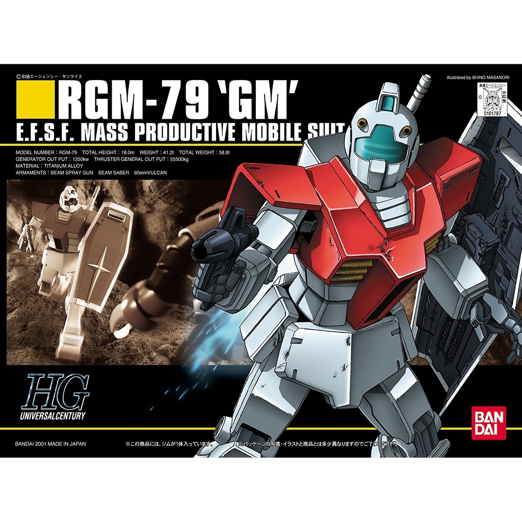 Mô hình lắp ráp HG 1/144 UC GM Striker command type c HGUC series các loại GM