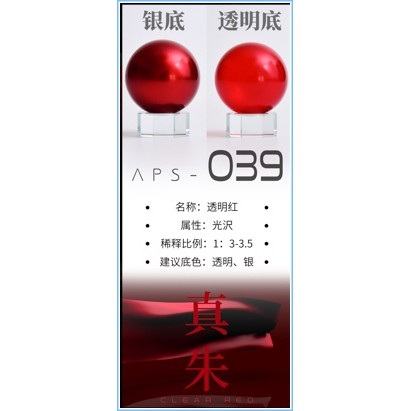 Sơn mô hình Anchoret Clear color APS039 APS050 Red / Green series lacquer paint