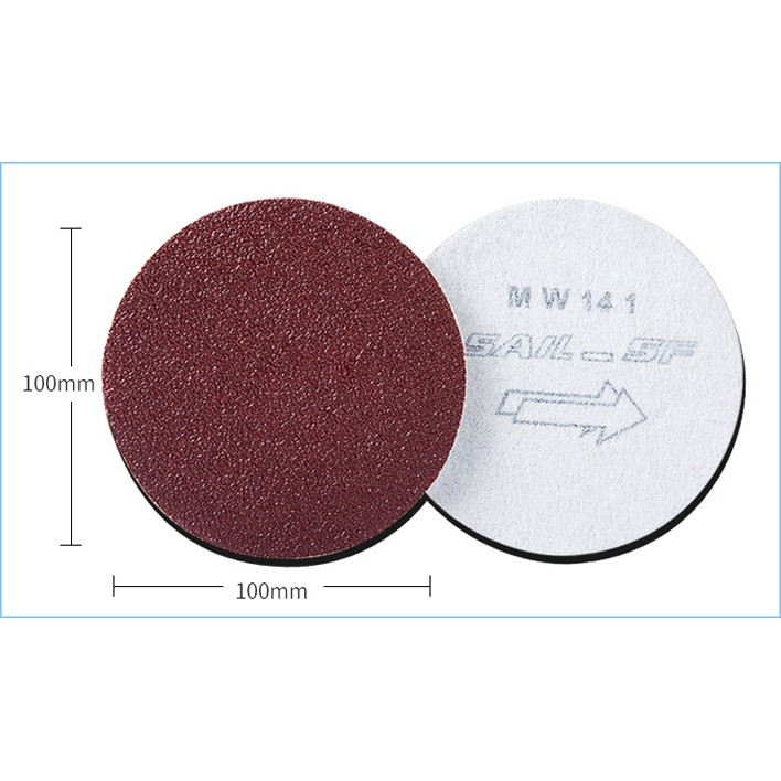Dụng cụ đĩa dính giấy nhám mài đánh bóng 4inch #800 - #5000 bộ 5 miếng 100mm