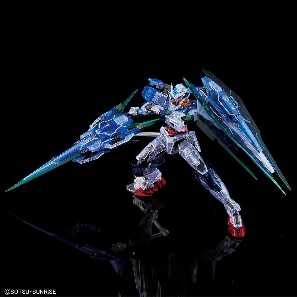 Mô hình lắp ráp RG 1/144 00 Qan[T] 00Q Full Saber Clear Color Gundam Base Bandai Limited