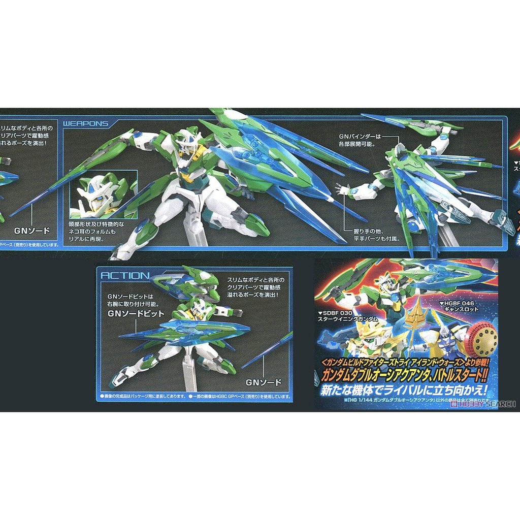 Mô hình lắp ráp HG 1/144 Gundam 00 Shia QAN T HGBF bandai