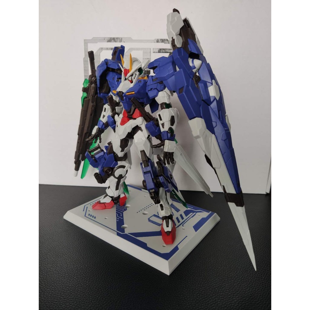 Mô hình lắp ráp MJH MG 1/100 gundam 00 seven sword 7s 007s ver MB Red Blue color double weapon