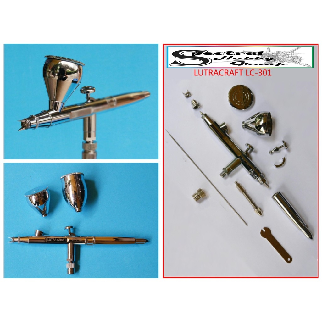 Bút súng sơn Airbrush LC300 LC301 0.3mm GP50 0.5mm LUTRA CRAFT CANADA