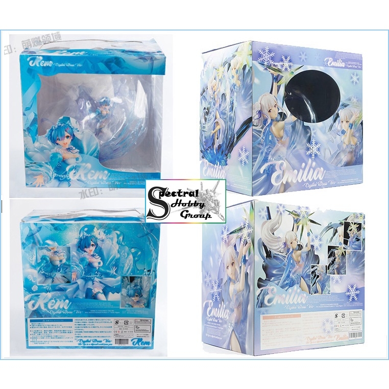 Mô hình tĩnh Figure 1/7 Crystal REM Re:Zero with led light 36cm HIGH QUALITY - XINHAO