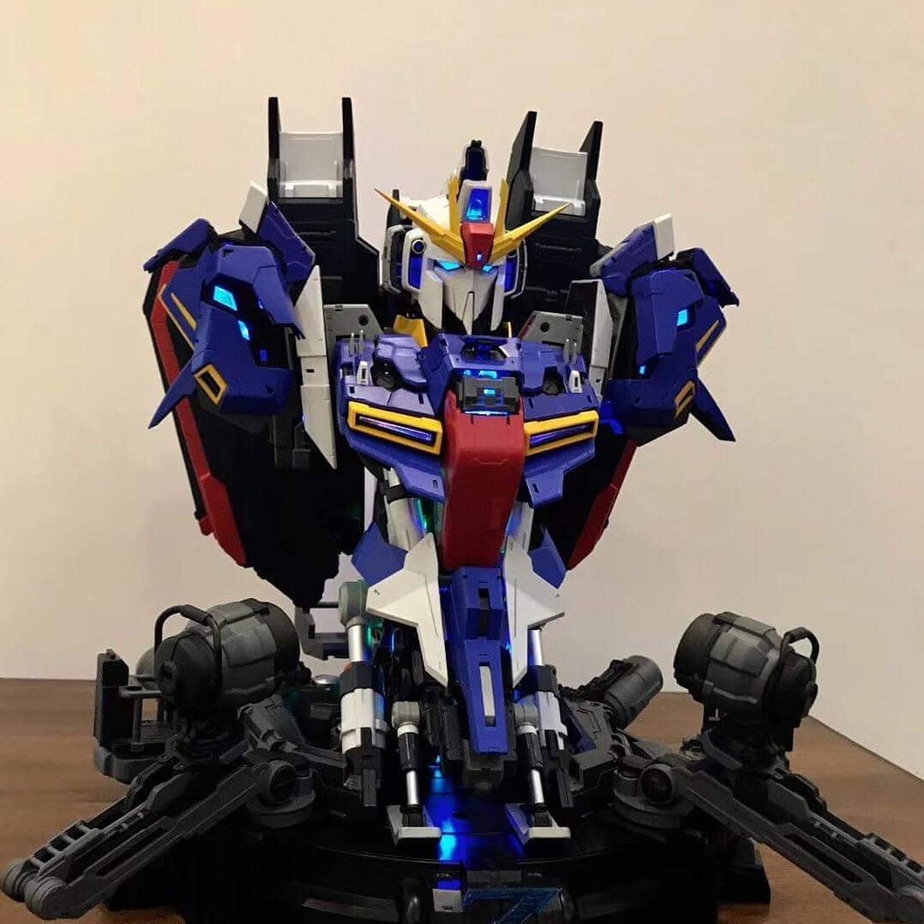 Mô hình lắp ráp 1/35 Zeta gundam head bust full led metal part