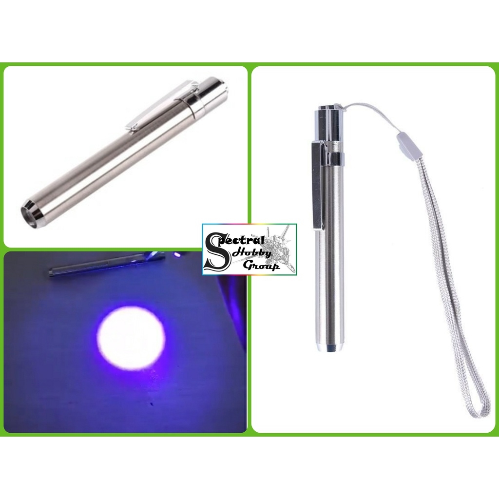 Đèn pin led tia cực tím huỳnh quang UV soi tiền soi phát quang các loại (không kèm pin)