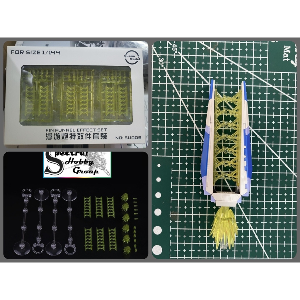 Phụ kiện mô hình hiệu ứng Effect Fin Funnel floating cho RG Nu / Hi-NU HiNu Susan model