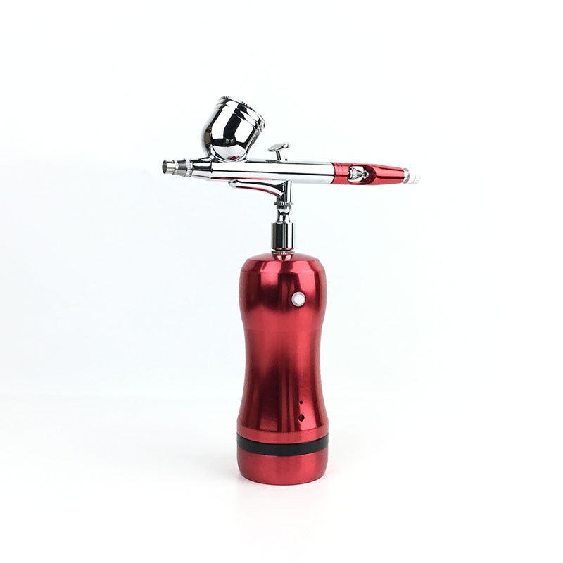 Máy nén khí máy sơn mô hình mini Portable Charging Air Pump HB08 rechargeable battery