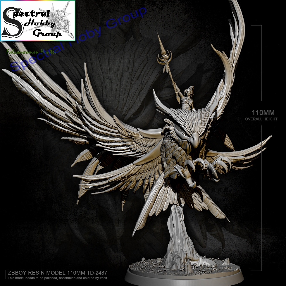 Mô hình nhựa Resin 110mm Nighthawk Elf Hunter TD2487