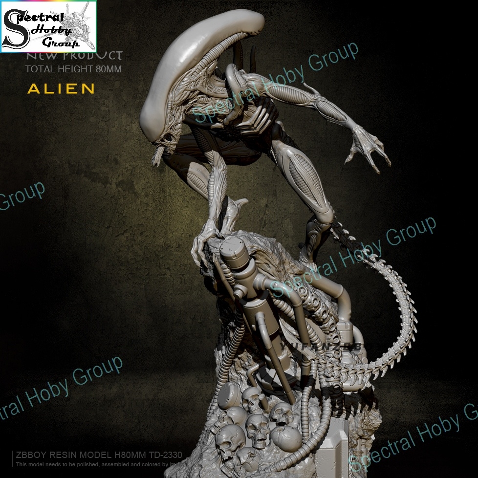 Mô hình nhựa Resin 80mm Alien Attack TD2330