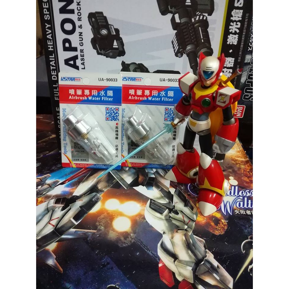 Lọc nước mini cho bút sơn mô hình airbrush Air Filter and Water Ustar UA90033 manwah size 1/8