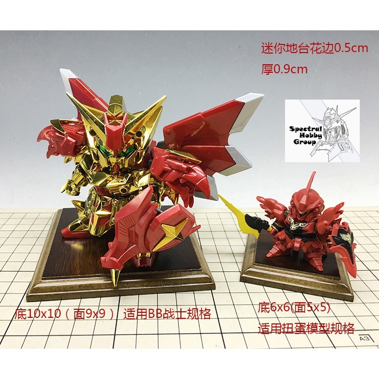 Khay đế gỗ trưng bày mô hình các cỡ size