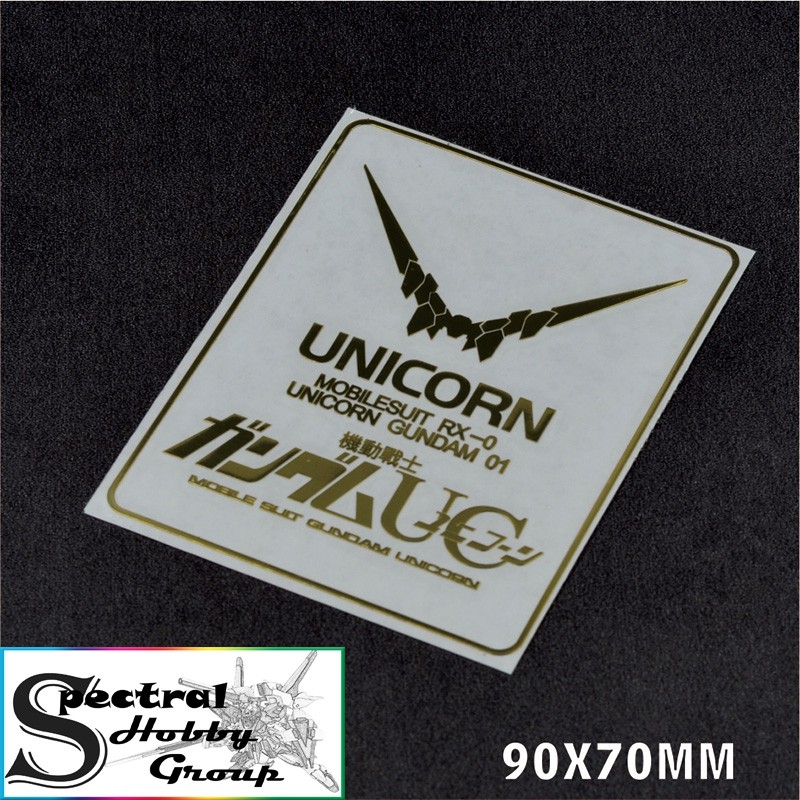 Decal metal sticker gold coating dán mô hình 00 Exia Unicorn Banshee Phenex Astray